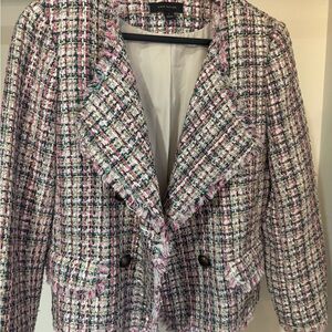 Ann Taylor Multicolor Tweed Jacket